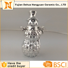 Plating Silver Christmas Snowman for Christams Decoration